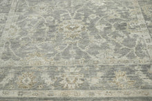 8' 5''x11' 5'' Gray Beige Color Hand Knotted Persian 100% Wool Traditional Oriental Rug