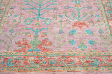 5x7 Pink LoomBloom Hand Knotted Arts & Crafts Oushak 100% Wool Oriental Area Rug