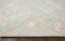 9' 7''x13' 9'' Gray Blush Color Hand Knotted Persian Wool/Bamboo Silk Transitional Oriental Rug