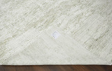 7' 11"x9' 10" Gray Beige Color Hand Knotted Hand Made 100% Wool Modern & Contemporary Oriental Rug
