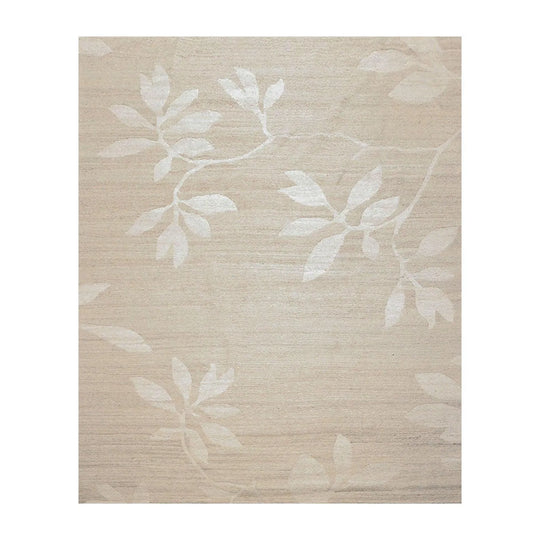 8' x 10' Hand Knotted Ultra Hip Designer Tibetan Flatweave Area Rug Oatmeal