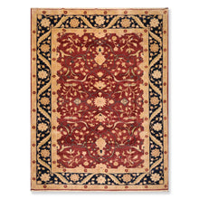 8' 10"x11' 8'' Rust Navy Tan, Beige, Muted Earth Tones Color Hand Knotted Persian Oriental Area Rug Wool Traditional Oriental Rug