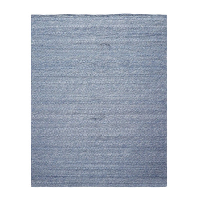 Multi Size Blue Hand Woven 100% Wool Flatweave Modern & Contemporary Oriental Area Rug - Oriental Rug Of Houston