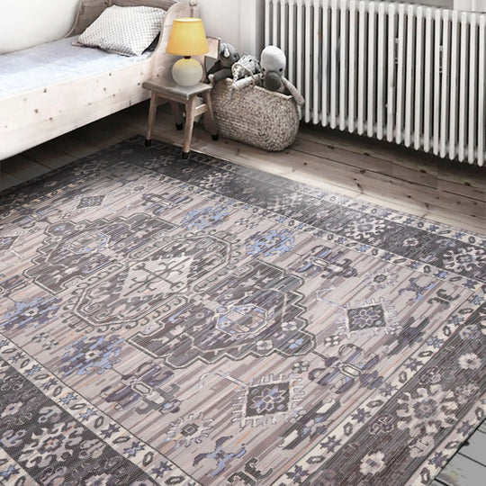 Multi Size Taupe, Gray Handmade Flatweave Polyester Traditional Oriental Area Rug