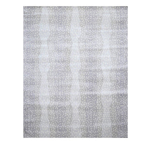 Multi Size Gray, Ivory Hand Tufted Handmade 100% Wool Animal Print Antelope Oriental Area Rug - Oriental Rug Of Houston