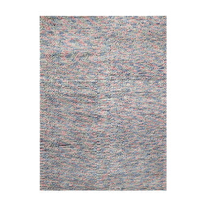 5' x7' 6'' Blue Pale Pink Aqua Color Hand Tufted Oriental Area Rug Polyster/Cotton Blend Contemporary Oriental Rug