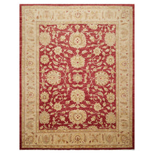 07' 08''x09' 11'' Rusty Red Camel Gold Color Hand Knotted Persian 100% Wool Traditional Oriental Rug