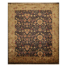 08' 02''x09' 10'' Charcoal Olive Beige Color Hand Knotted Persian 100% Wool Traditional Oriental Rug
