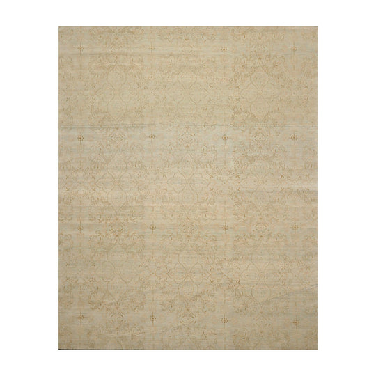 8' x 10'3" Hand Knotted Auth Wool & Silk Tibetan Oriental Area Rug Mint