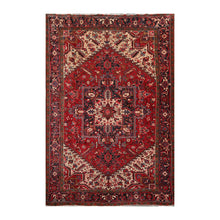 8' x11'  Red Ivory Charcoal Color Hand Knotted Persian 100% Wool Traditional Oriental Rug
