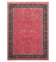 6' x 8'11'' Hand Knotted Wool PakPersian 16/18 Isphahan 300 KPSI Area Rug Pink - Oriental Rug Of Houston