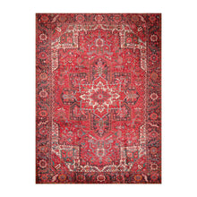 9'7'' x 13'5'' Antique Hand Knotted 100% Wool Herizz Oriental Area Rug Red - Oriental Rug Of Houston