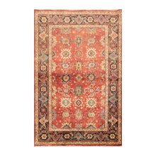 4' x 6' Hand Knotted 100% Wool Mahal Traditional Oriental Area Rug Rust - Oriental Rug Of Houston