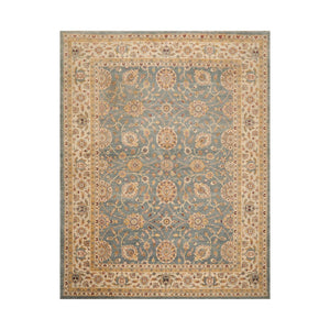 8' 8''x11' 4'' Slate Beige Taupe Color Hand Knotted Persian 100% Wool Traditional Oriental Rug