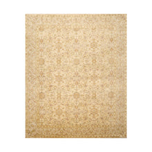 7' 10''x9' 9'' Beige Ivory Gold Color Hand Knotted Persian 100% Wool Traditional Oriental Rug