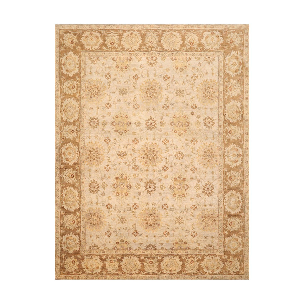 8' x 10'4'' Hand Knotted 100% Wool Peshawar Traditional Oriental Area Rug Beige - Oriental Rug Of Houston