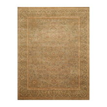 7' 10''x10'  Green Beige Tan Color Hand Knotted Persian 100% Wool Traditional Oriental Rug