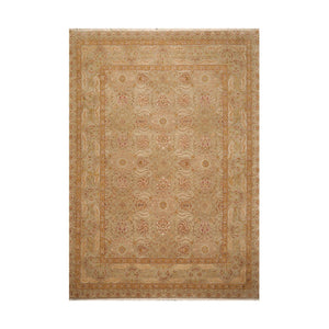 9'3'' x 12'3'' Hand Knotted 100% Wool Agra Traditional Oriental Area Rug Moss - Oriental Rug Of Houston