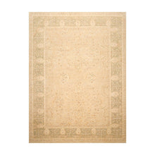 9' x11' 9'' Beige Green Gray Color Hand Knotted Persian 100% Wool Traditional Oriental Rug