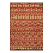 6'1'' x 9' Hand Knotted Wool Peshawar Traditional Oriental Area Rug Terracotta - Oriental Rug Of Houston