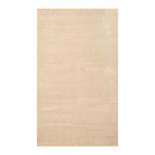 4' x5' 11'' Beige Tan Color Hand Knotted Tibetan 100% Wool Modern & Contemporary Oriental Rug