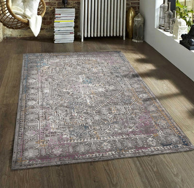 Dense Pile Multi Sizes Machine Made Oriental Area Rug - Oriental Rug Of Houston