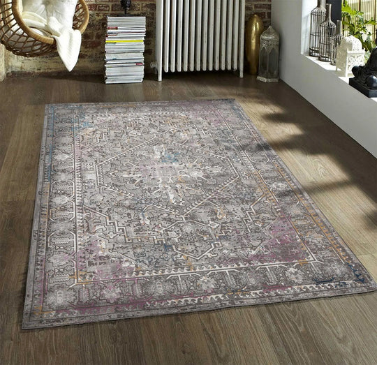 Dense Pile Multi Sizes Machine Made Oriental Area Rug
