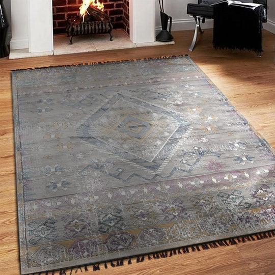 Dense Pile Multi Sizes Machine Made Oriental Area Rug