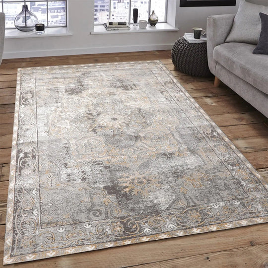 Dense Pile Multi Sizes Oriental Area Machine Made Rug
