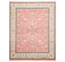 8x10 Pale Pink Hand Knotted 100% Wool Pak Persian 16/18 300 KPSI Oriental Area Rug - Oriental Rug Of Houston