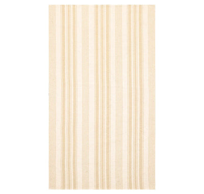 3' x 5' Hand Woven Dhurry Kilim Flatweave Wool Stripes Oriental Area Rug Beige - Oriental Rug Of Houston