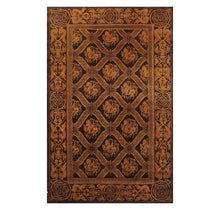 5'9'' x 8'7" Hand Knotted Tibetan 100% Wool Pictorial Area Rug Charcoal Brown