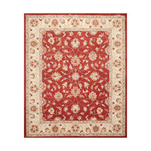 8' x10'  Rusty Red Multi Taupe Color Hand Tufted Hand Made 100% Wool Traditional Oriental Rug