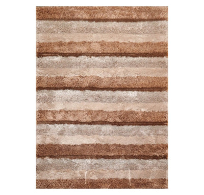 8' x 11' Capel BERKELEY 700 MUSHTROOM Modern Shag Area Rug Brown - Oriental Rug Of Houston