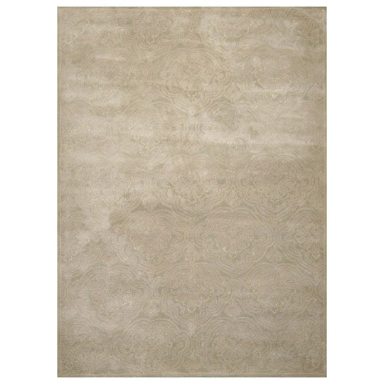 8' x 11' Handmade 100% Wool Transitional Oriental Area Rug Mint, Gray