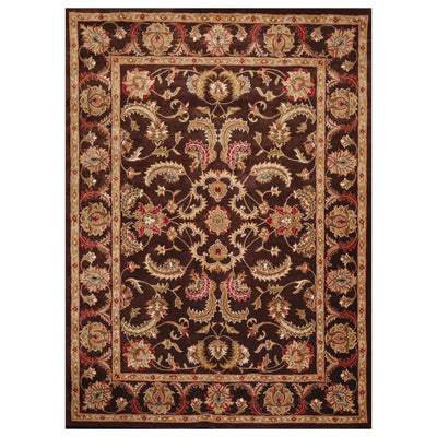 8' x11'  Chocolate Brown Red Color Hand Tufted Hand Made 100% Wool Traditional Oriental Rug