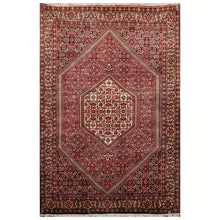 3'10"x5'10 Authentic Hand Knotted 100% Wool Bidjar Traditional Area Rug Ivory - Oriental Rug Of Houston