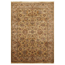 4'1" x 5'11" Hand Knotted 100% Wool 16/18 Pak Persian 300 KPSI Area Rug Tan - Oriental Rug Of Houston