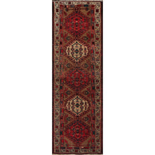3' 4''x10' 2'' Brown Red Beige Color Hand Knotted Persian 100% Wool Traditional Oriental Rug