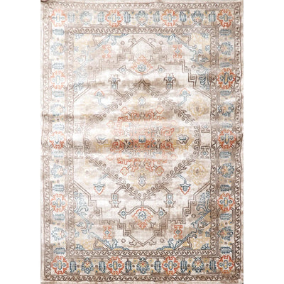 5 x 7 Transitional 100% Polypropylene Oriental Area Rug Beige, Taupe - Oriental Rug Of Houston