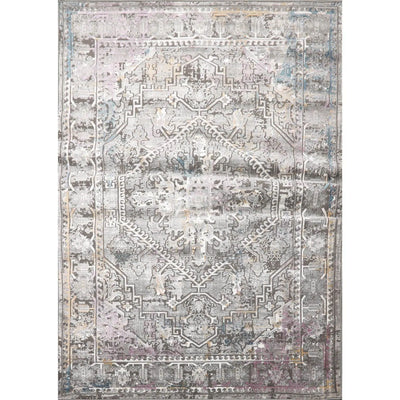 5' x 7' Transitional 100% Polypropylene Oriental Area Rug Gray, Brown - Oriental Rug Of Houston
