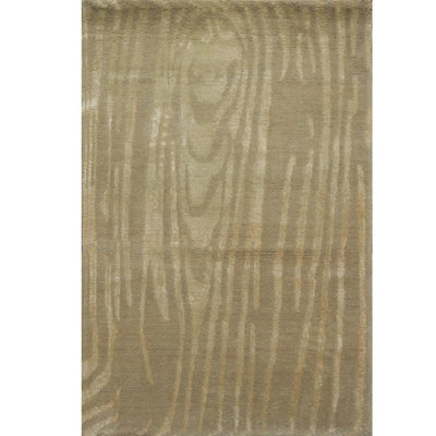 2’ x 3’ Hand Knotted Wool & Silk Modern Tibetan Oriental Area rug Gray - Oriental Rug Of Houston