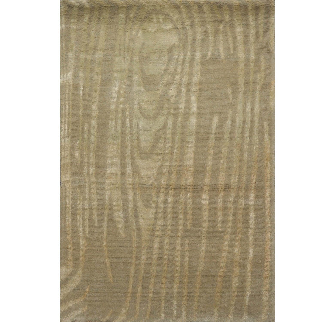2’ x 3’ Hand Knotted Wool & Silk Modern Tibetan Oriental Area rug Gray - Oriental Rug Of Houston