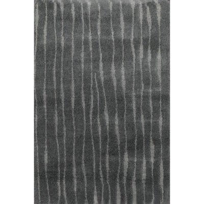 2' x 3' Hand Knotted Wool & Silk Modern Tibetan Oriental Area Rug Gray - Oriental Rug Of Houston