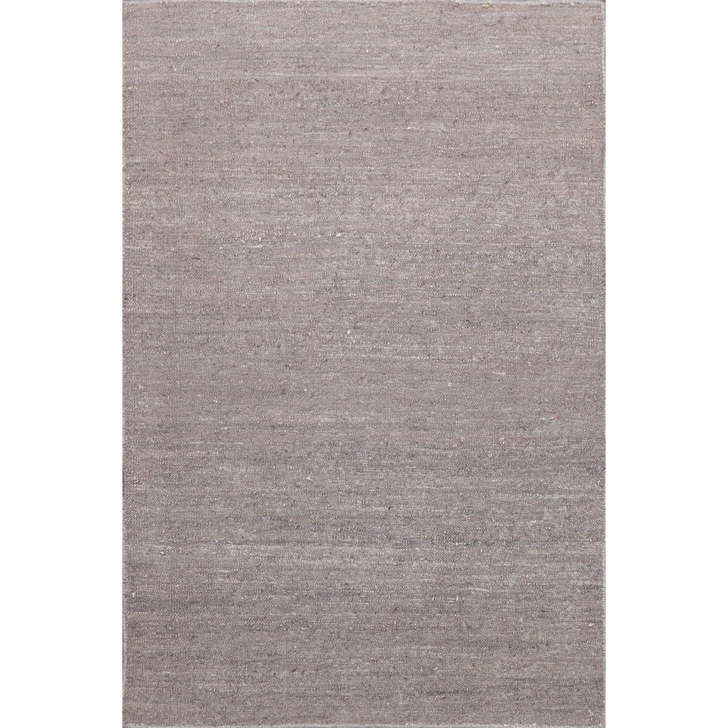 2' x3'  Dark Taupe Color Hand Woven Flat Weave 100% Silk Modern & Contemporary Oriental Rug