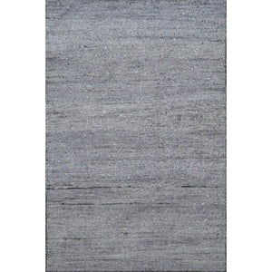 2' x3'  Gray Color Hand Woven Flat Weave 100% Silk Modern & Contemporary Oriental Rug