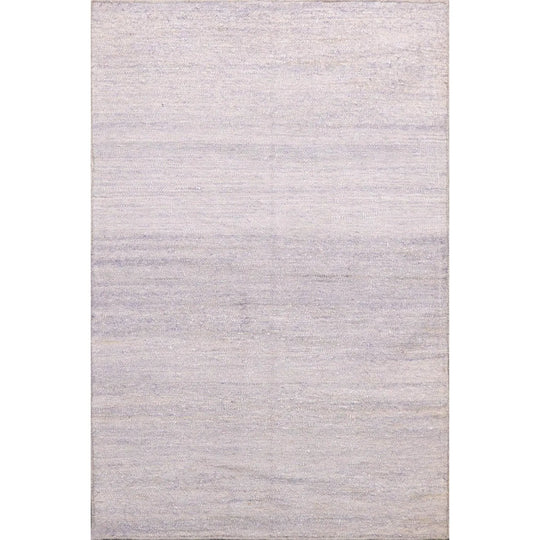2' x 3' Hand Woven Silk Modern Flatweave Kilim Oriental Area Rug Lavender