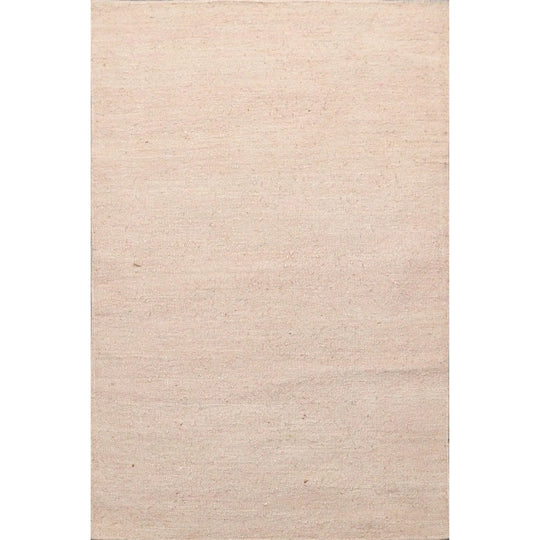 2' x 3' Hand Woven 100% Silk Modern Flatweave Kilim Oriental Area Rug Beige