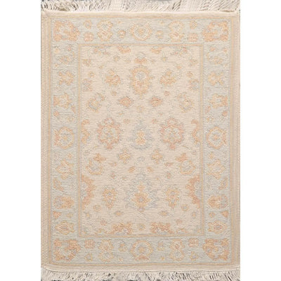 1'10” x 2'7” Hand Knotted 100% Wool Oriental Area Rug Beige - Oriental Rug Of Houston