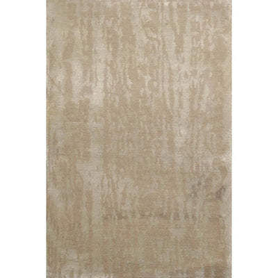 2' x 3' Hand Knotted Wool & Silk Modern Tibetan Oriental Area Rug Gray - Oriental Rug Of Houston